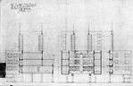 Gevels Kerkstraat.
<br/>
Beeldbank Stadsarchief, archief Baanders, 1926